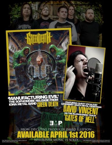 Former MORBID ANGEL Frontman DAVID VINCENT Guests On GREEN DEATH Album